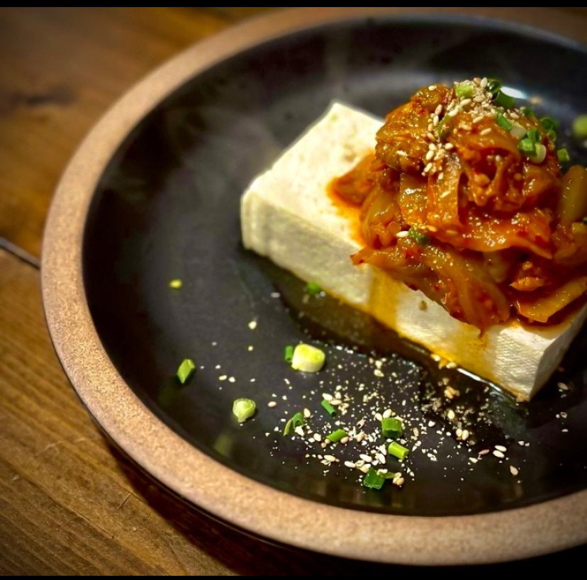 Extra Bean Curd with Stir-fried Kimchi