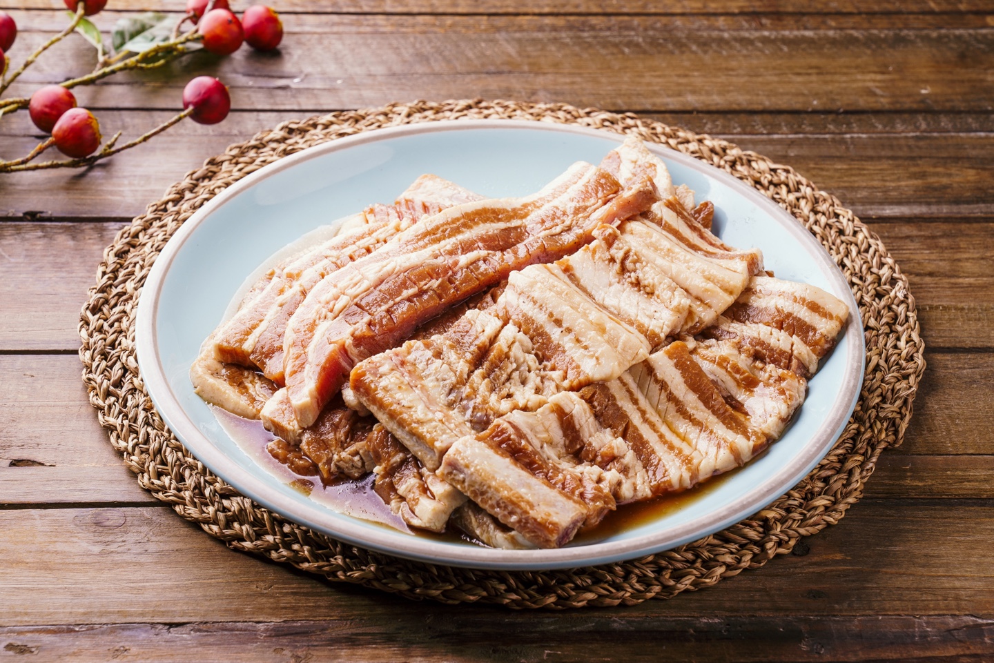 Home made Korean marinated pork ribs (200g)