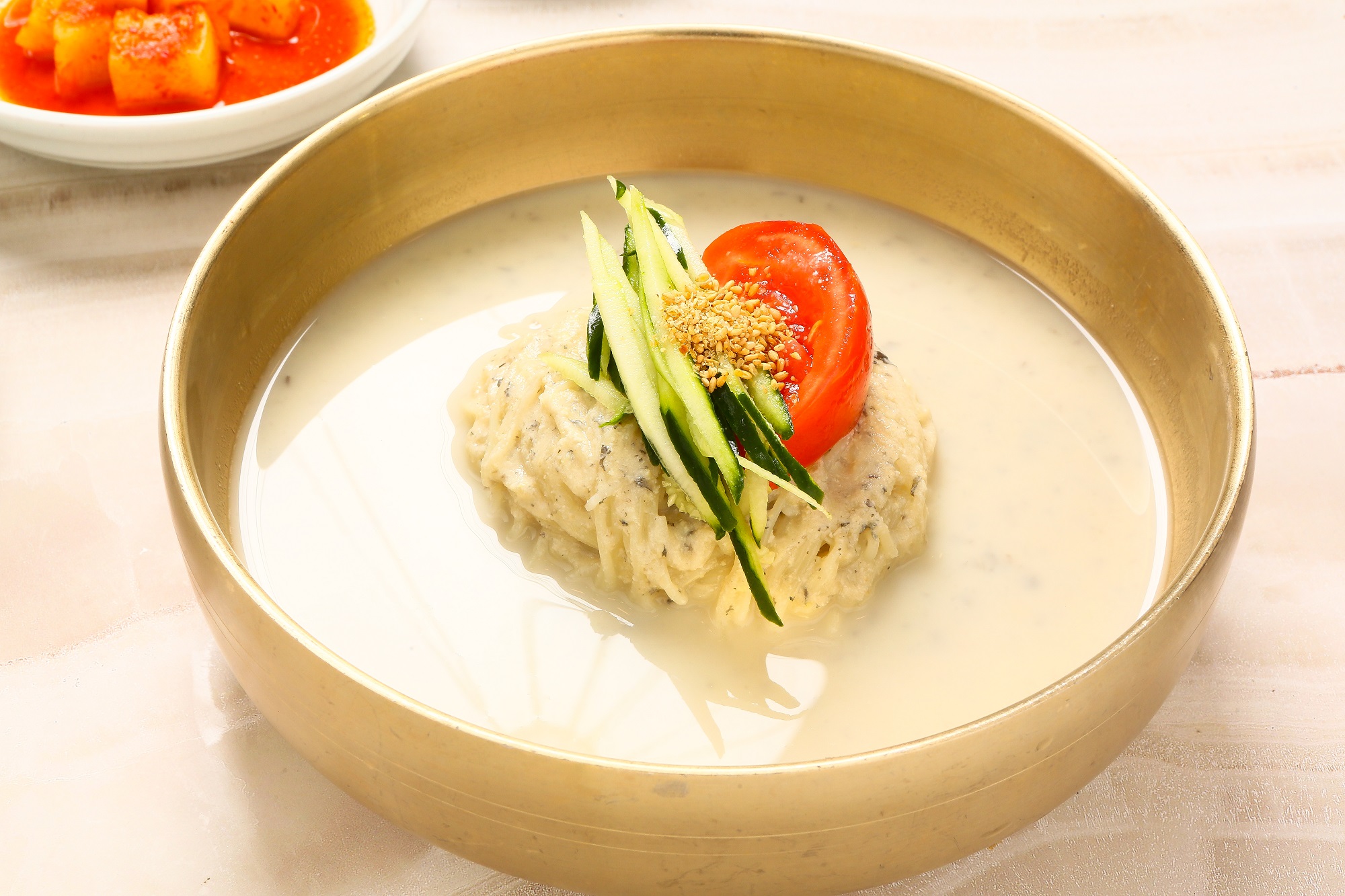 Noodles in Cold Soybean Soup (Seasonal)