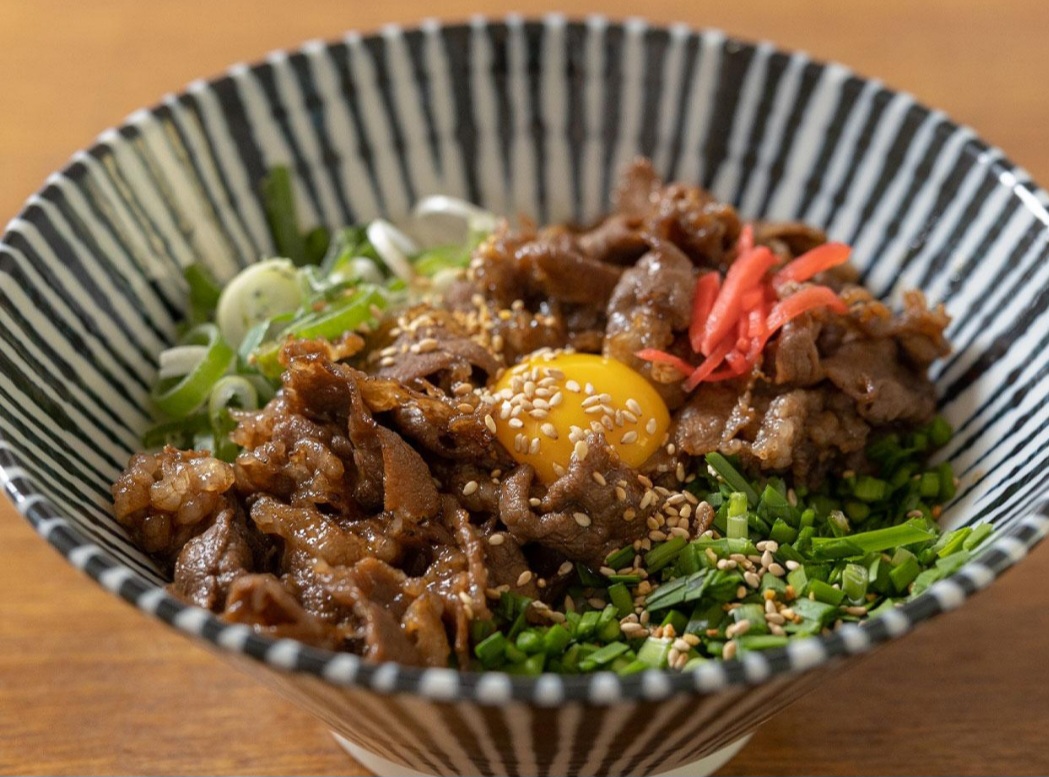 Grilled Beef with Rice