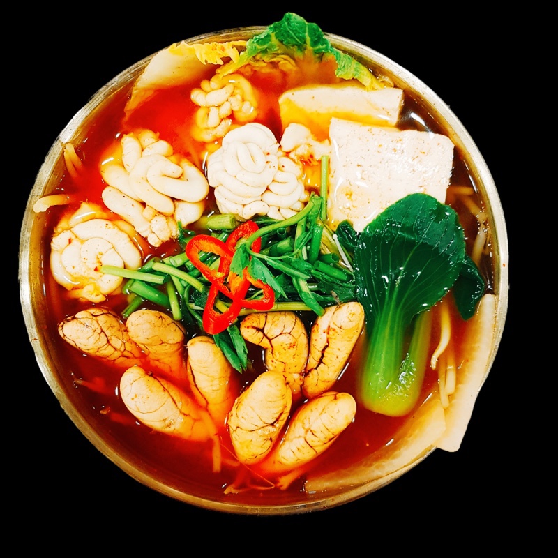 Spicy Fish Roe Soup for 1 Person