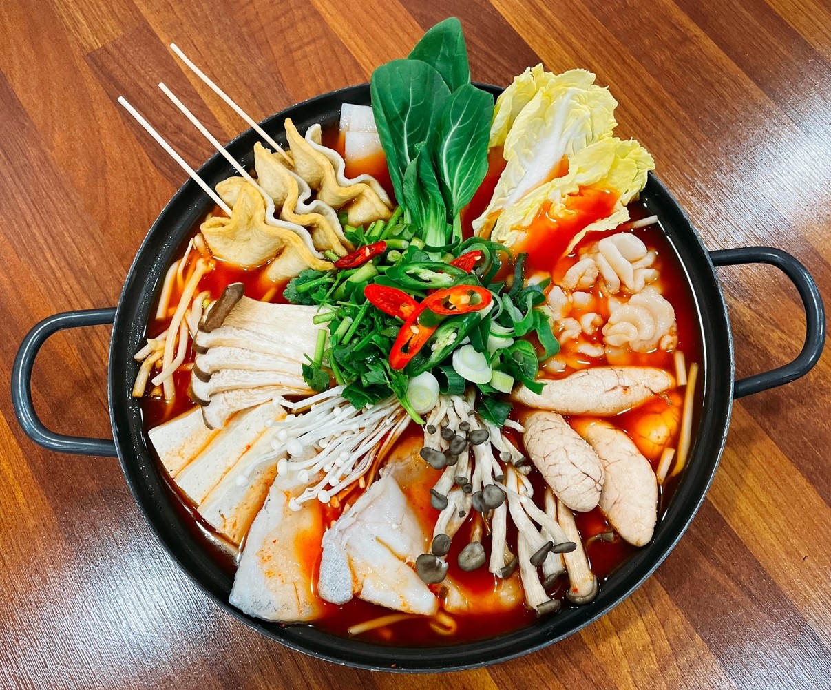 Fish Roe and Codfish Hot Pot