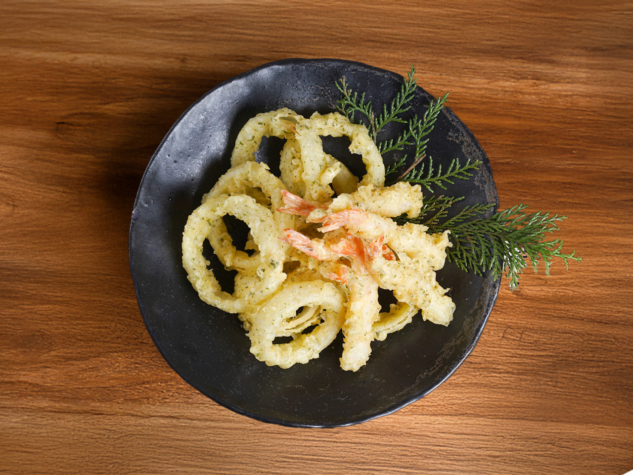Deep-fried Shrimp, Onion