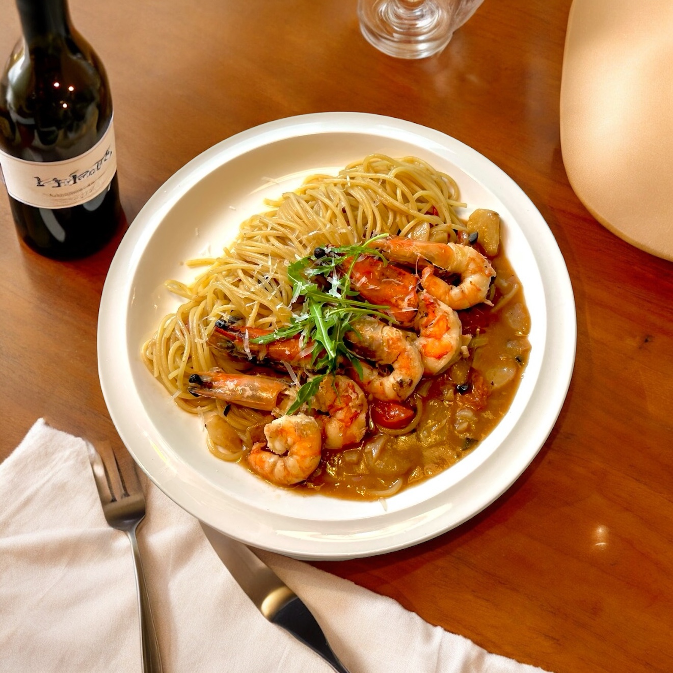 Taeritangle Shrimp Oil Pasta