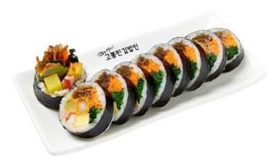 Cheddar Cheese and Pork Cutlet Gimbap