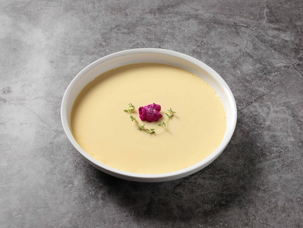 Flower Pudding Steamed Egg