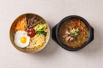 Korean Beef and Rice Soup + Traditional Bibimbap