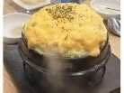 Steamed eggs with cheese