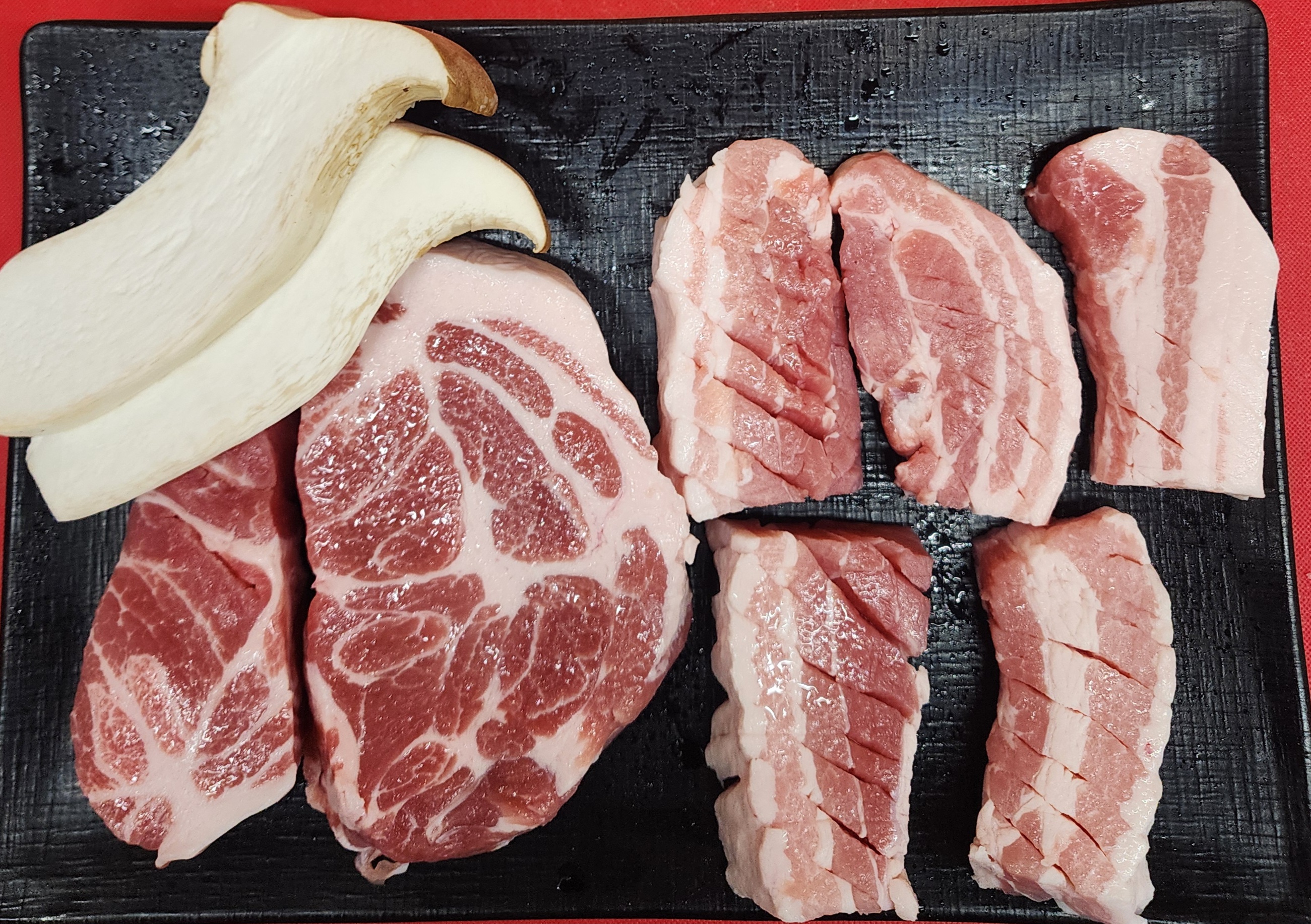 Korean Pork Special (Belly + Shoulder) Platter (600g)