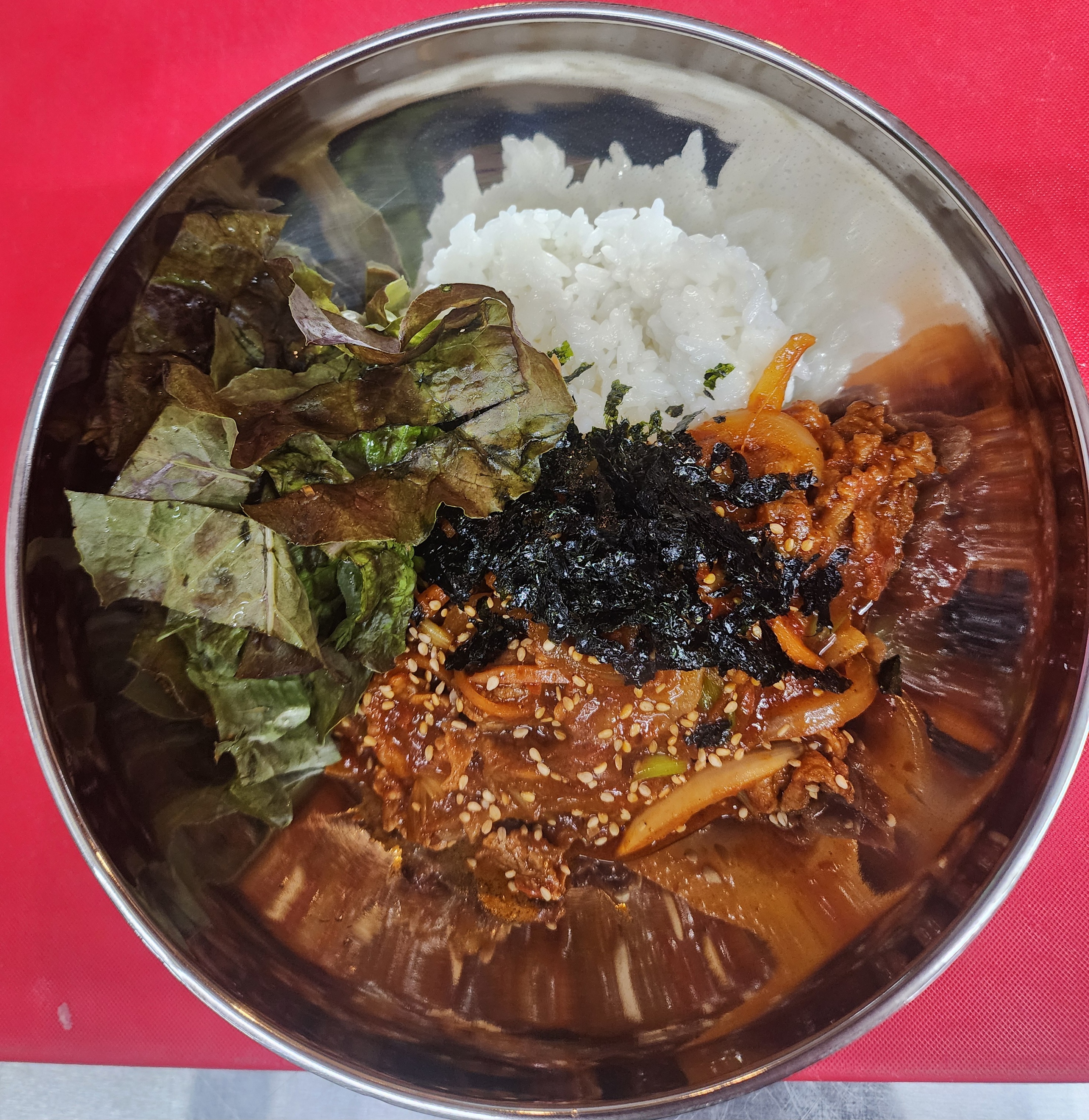 Spicy Stir-fried Pork with Rice