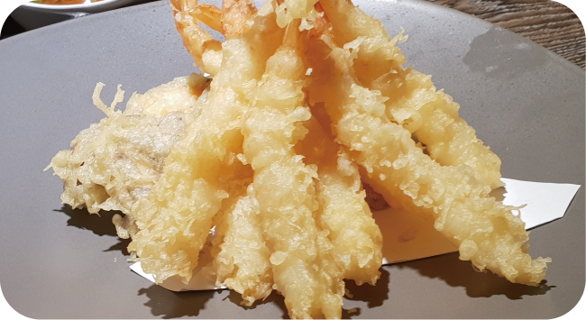 Deep-fried King Prawns