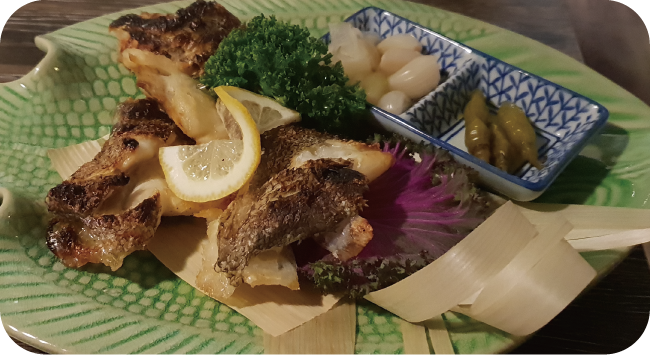 Salt-grilled Patagonian Toothfish