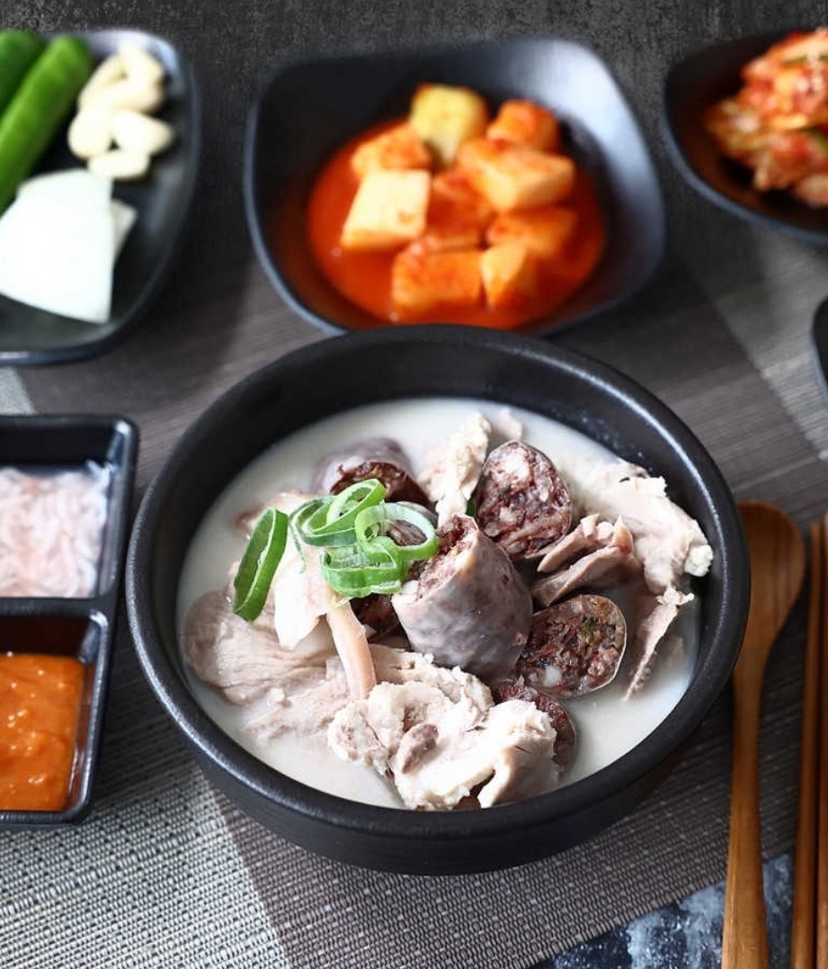 Sundae and Rice Soup