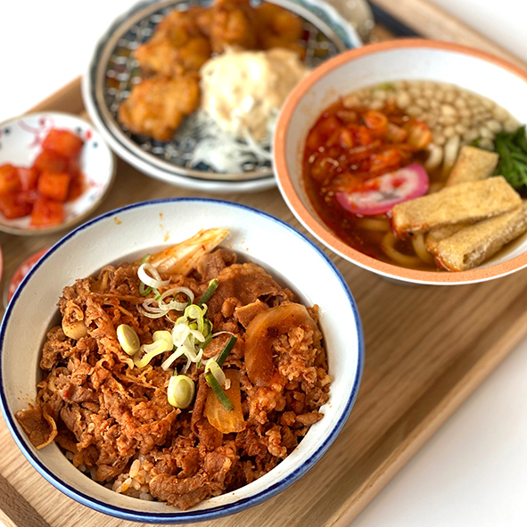 Spicy Yaki Gyudon Meal Set