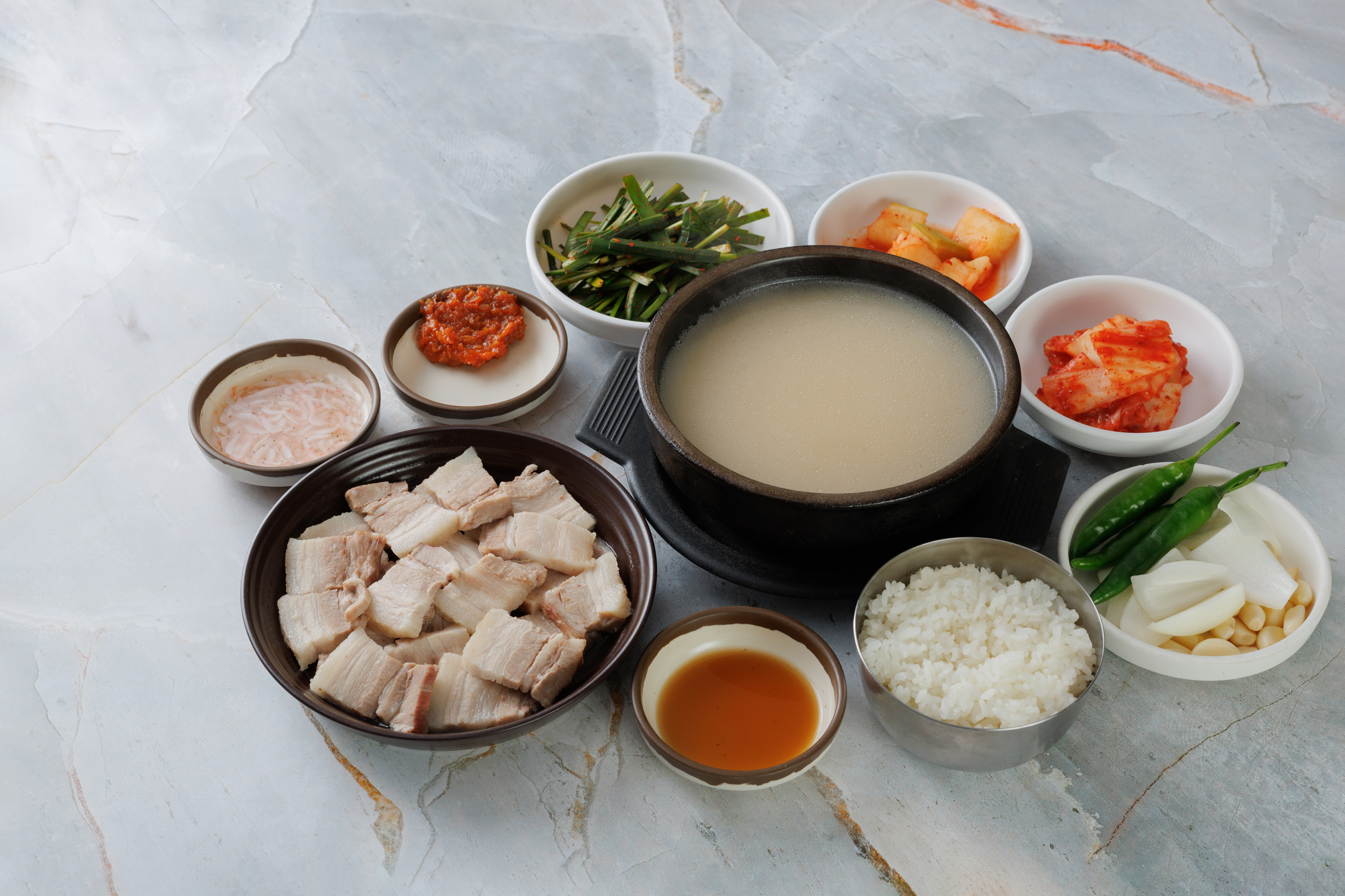 Separate Rice and Soup
