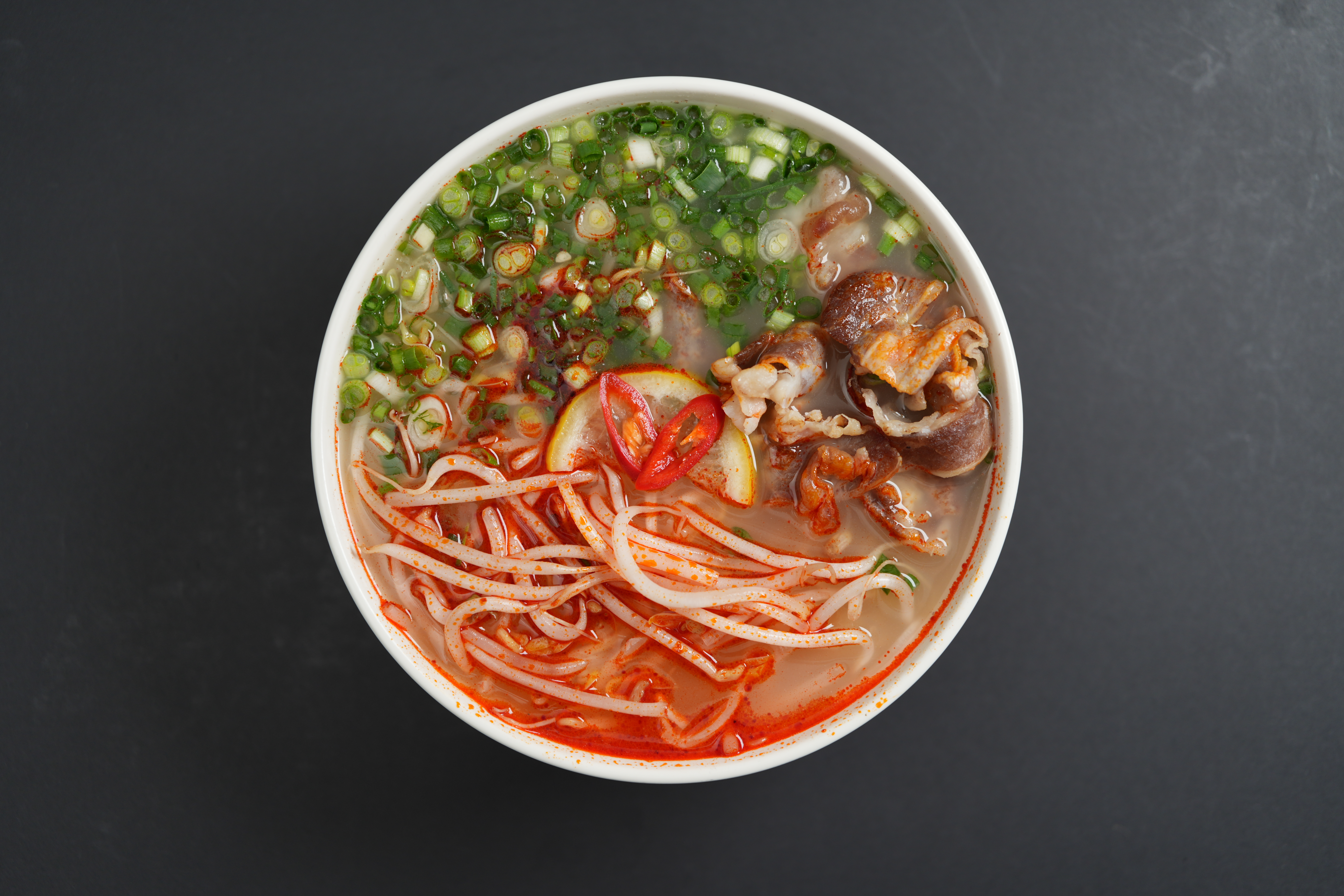 Spicy Rice Noodle Soup