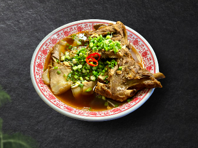 Pork Backbone Rice Noodle Soup