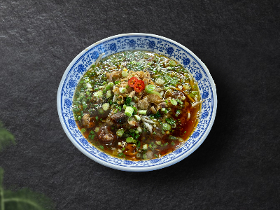 Spicy Beef Brisket Rice Noodle Soup