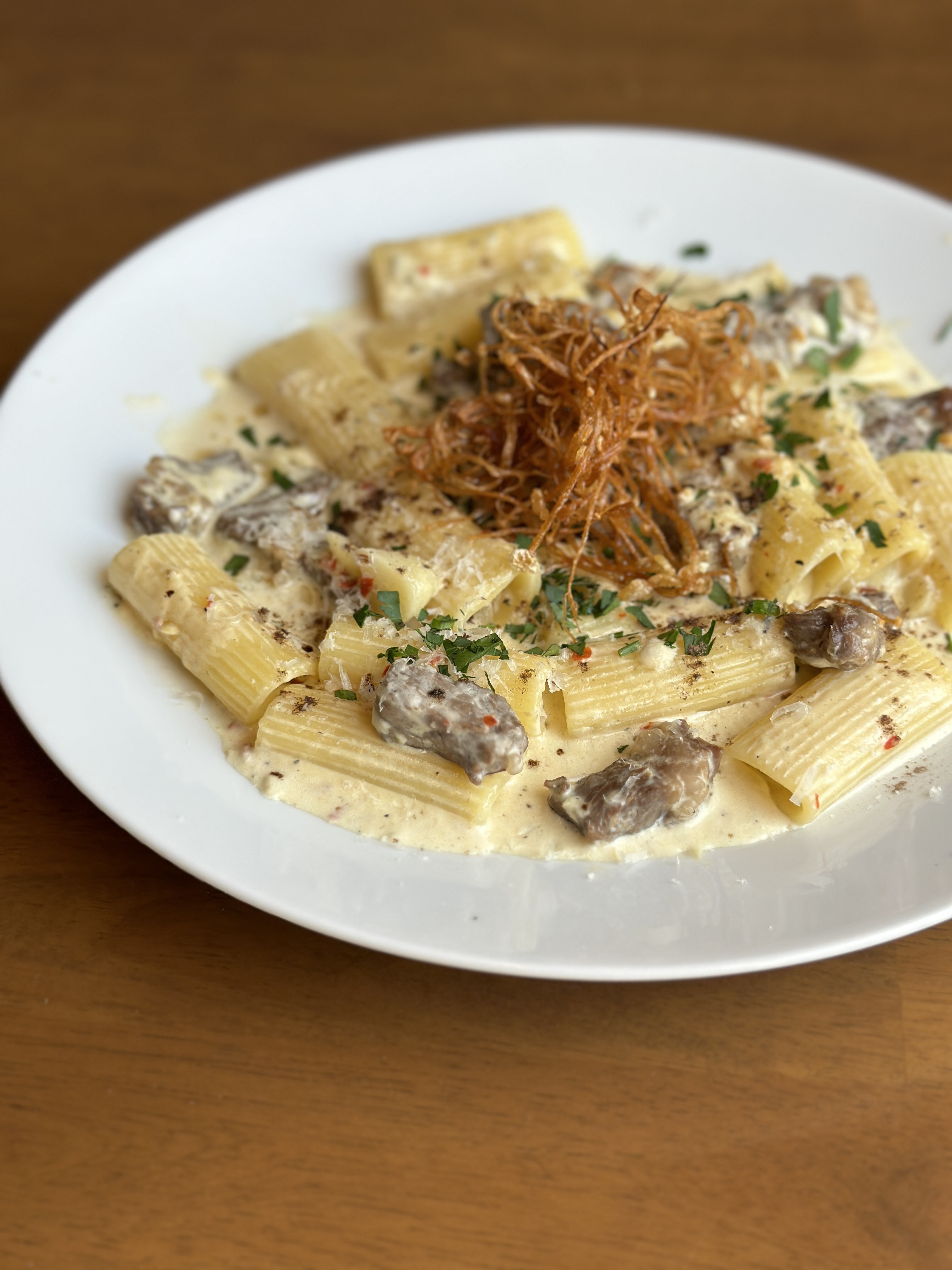 Steak Cream Rigatoni