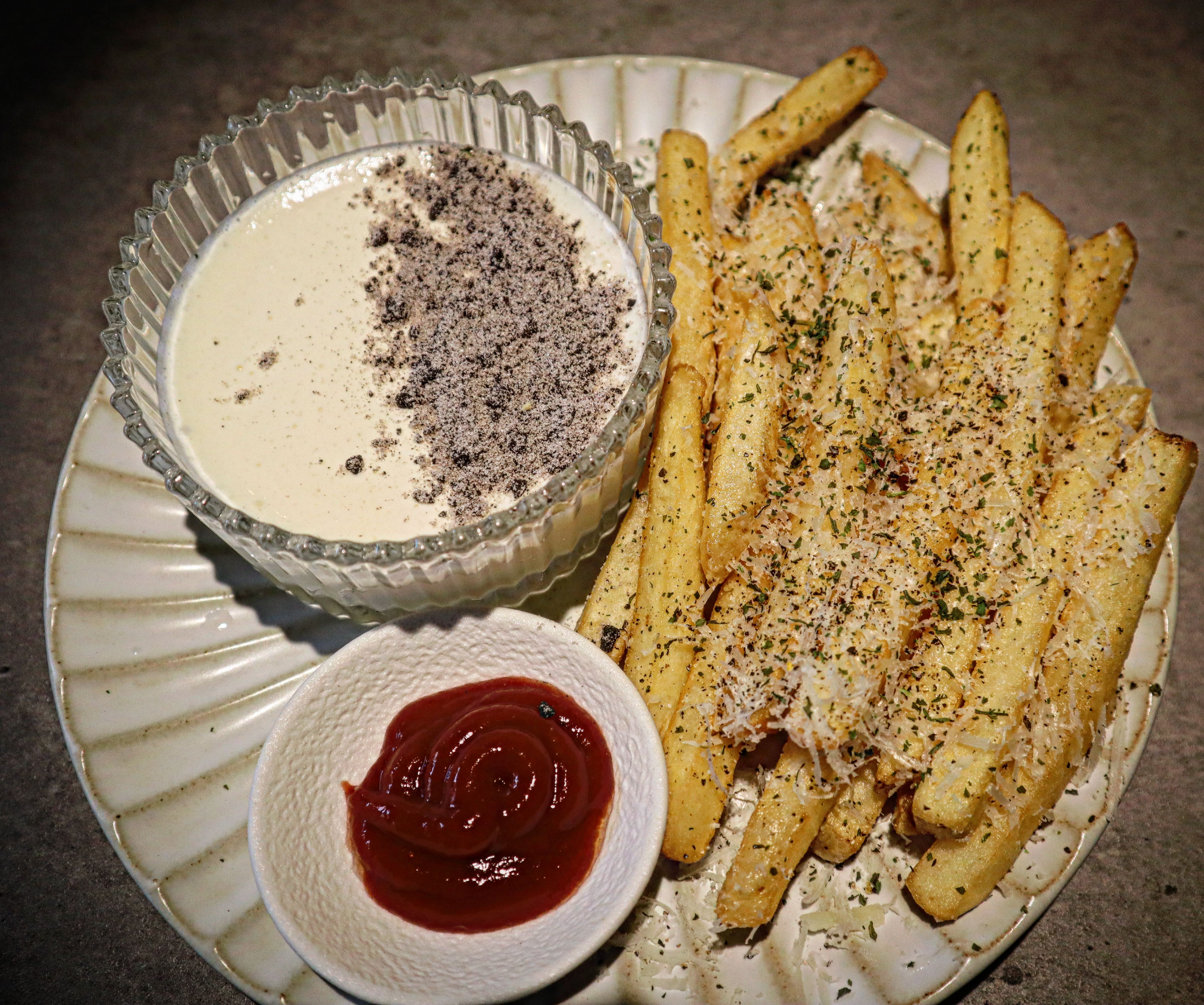 Truffle French Fries & Milkshake