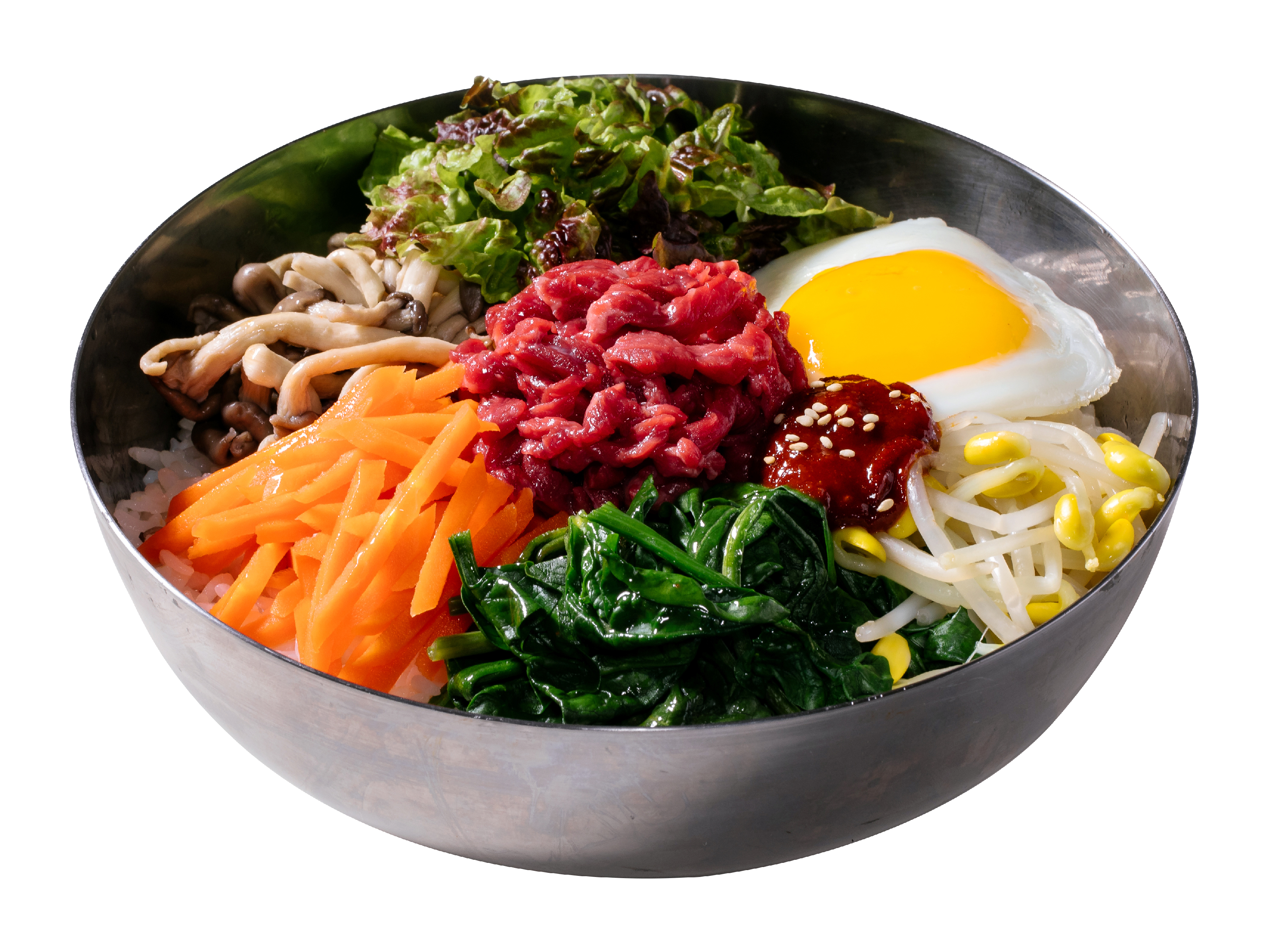Korean Beef Tartare Bibimbap