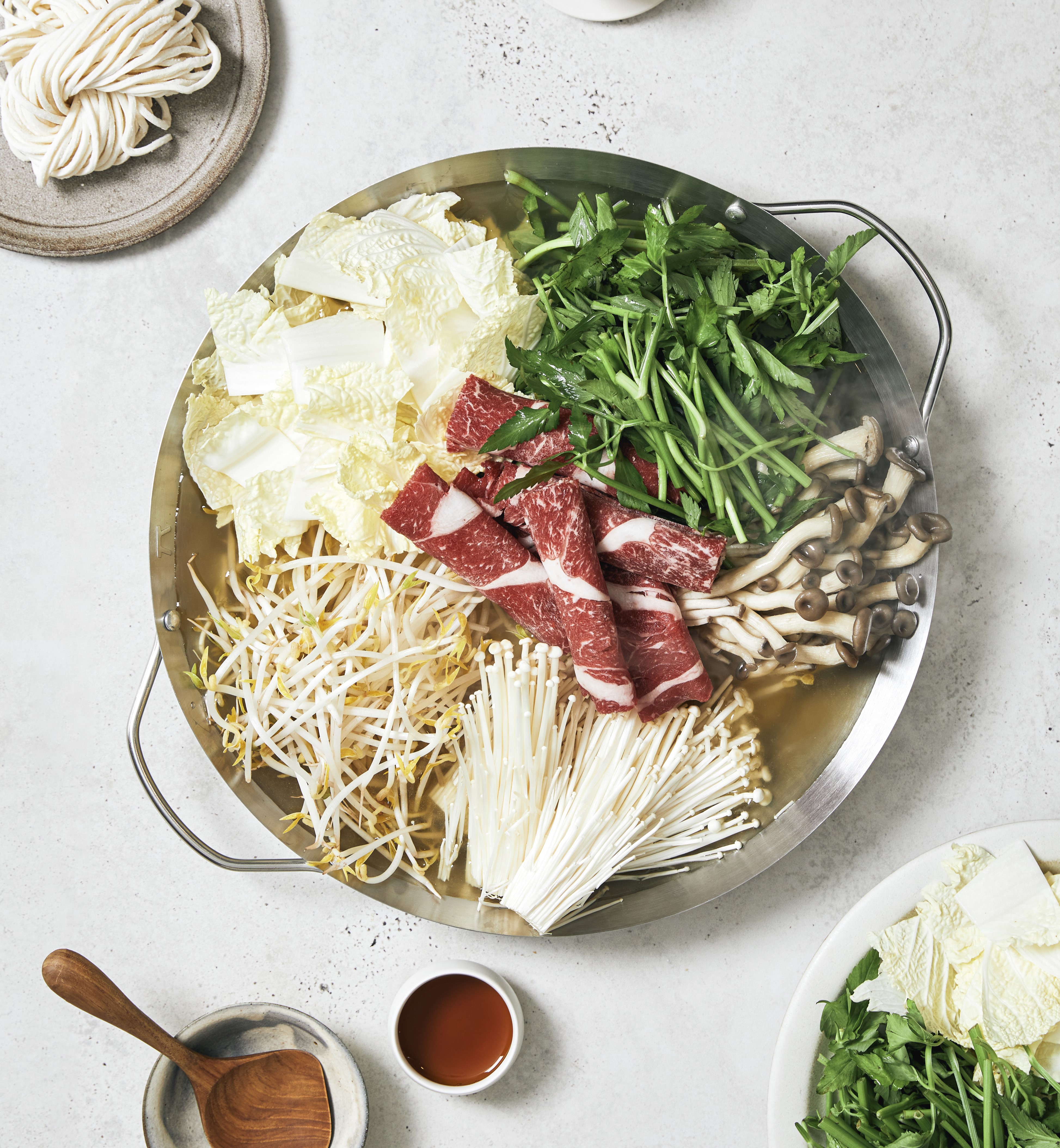 Unlimited vegetables + 70g beef + meal