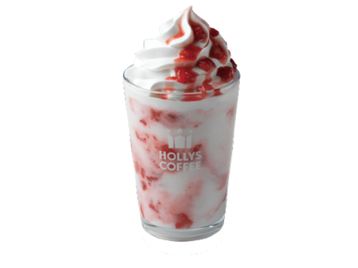 Strawberry Cheesecake Hollyccino