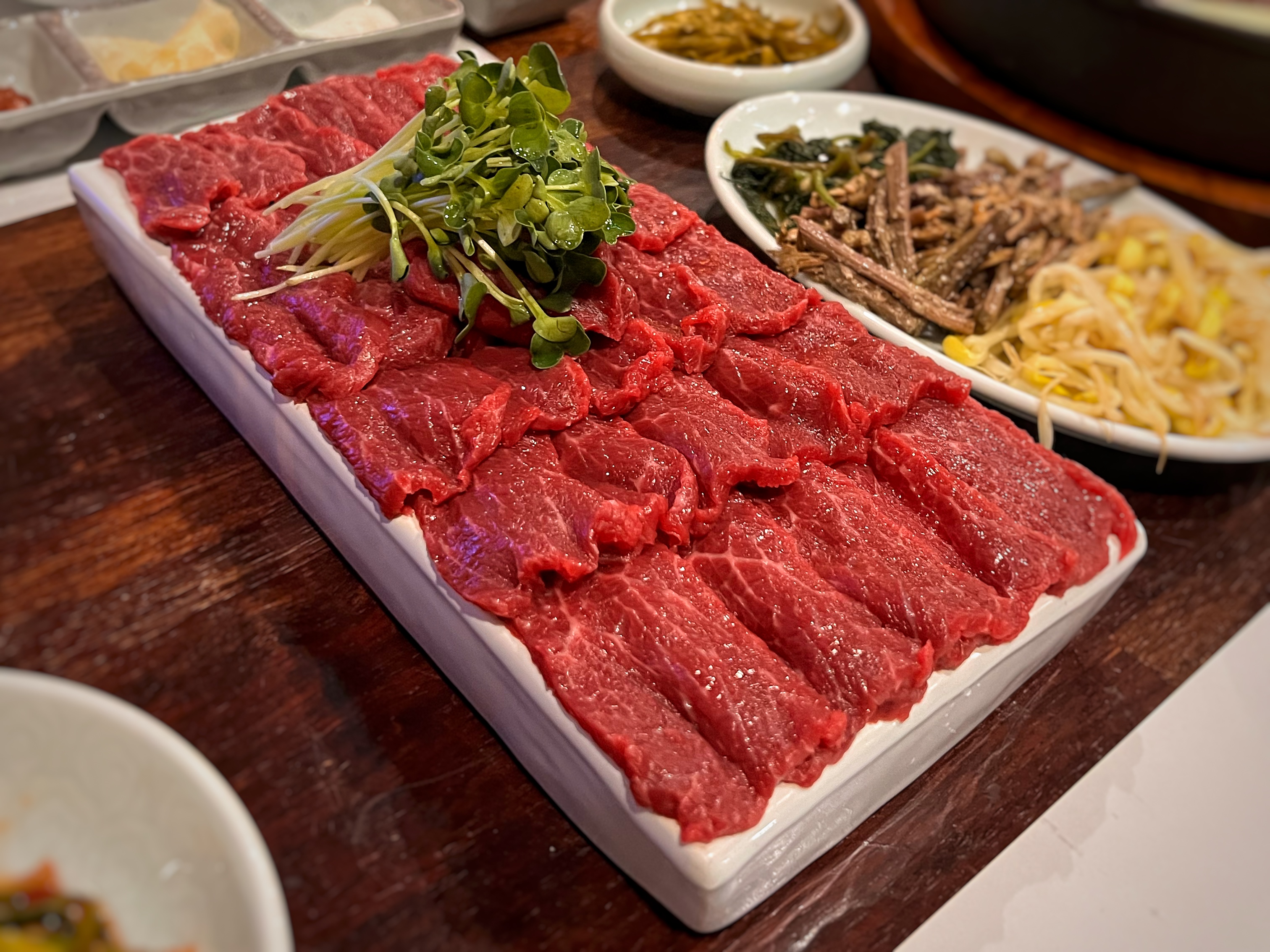 Sliced Raw Korean Beef (Limited Menu)