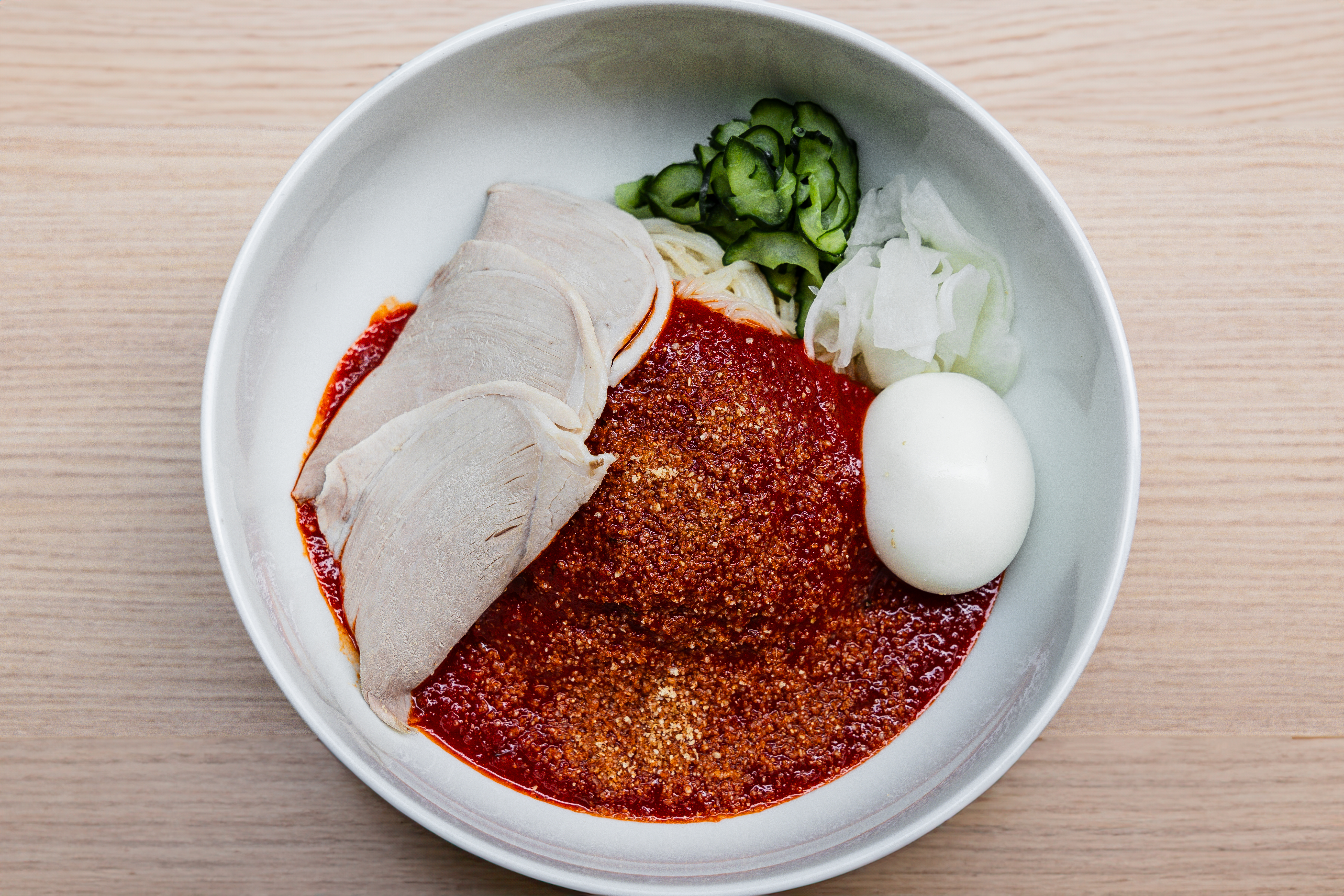 Milmyeon (Spicy Mixed Cold Wheat Noodles)