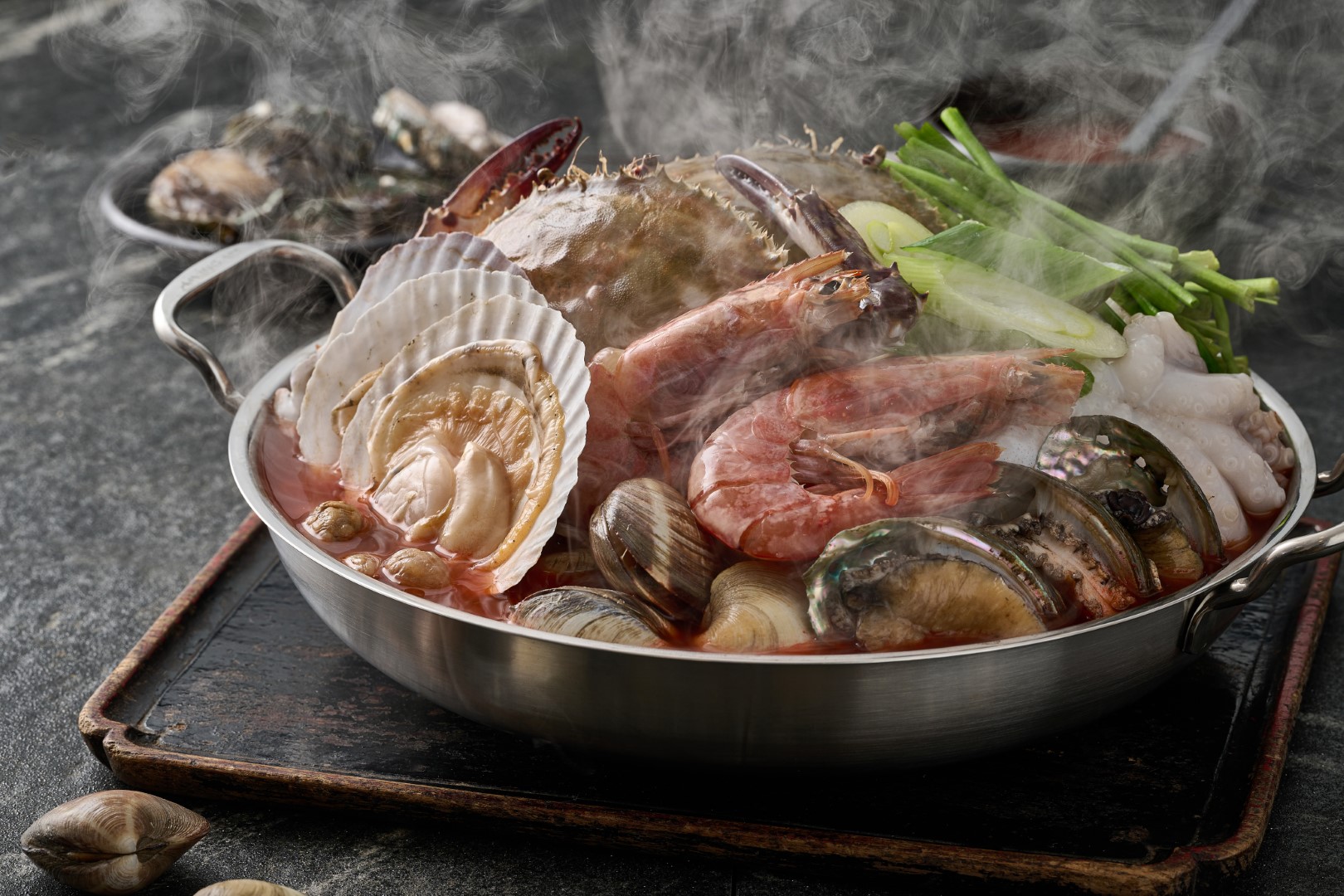 Spicy Abalone and Seafood Stew