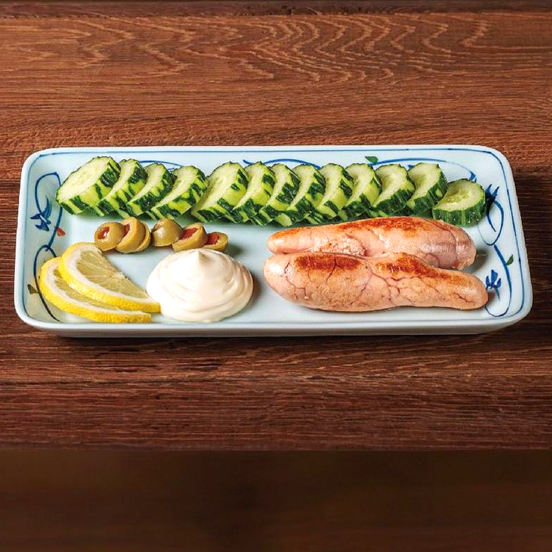 Grilled pollack roe