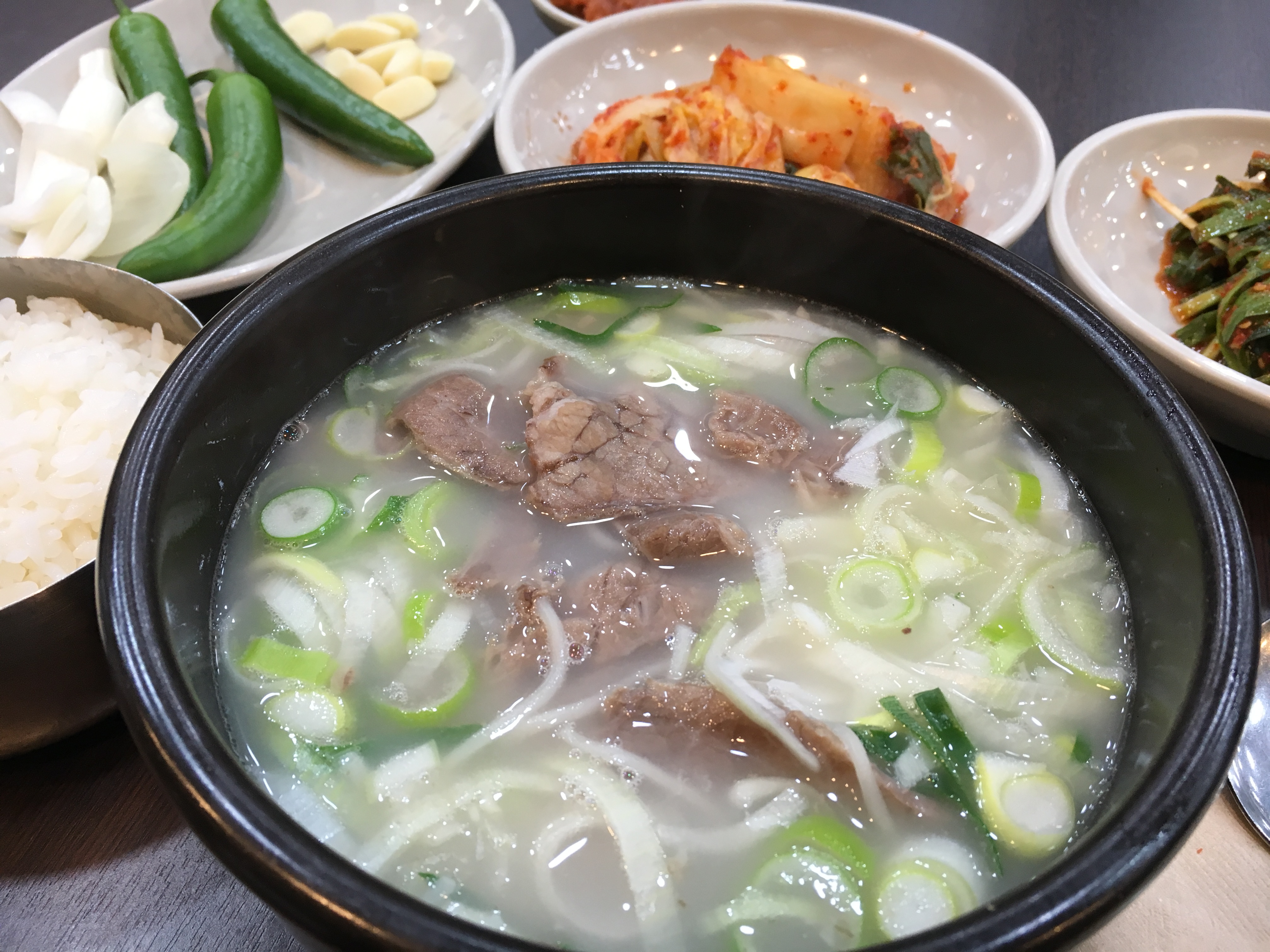 Korean Beef Bone Soup