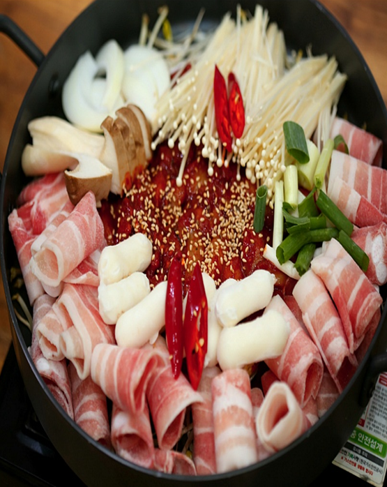 Puffer Fish and Pork Belly Bulgogi