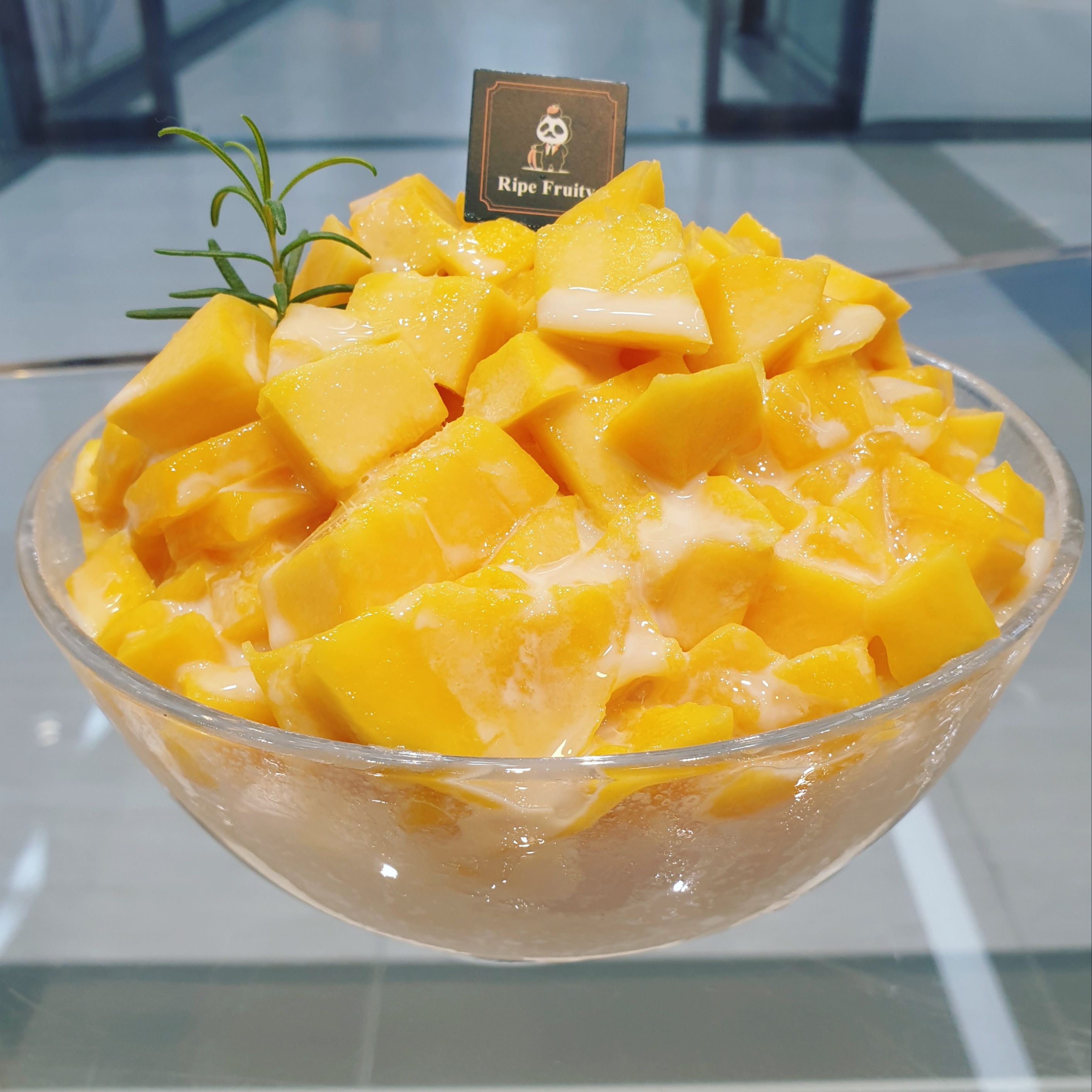 Shaved Ice with Fresh Mango