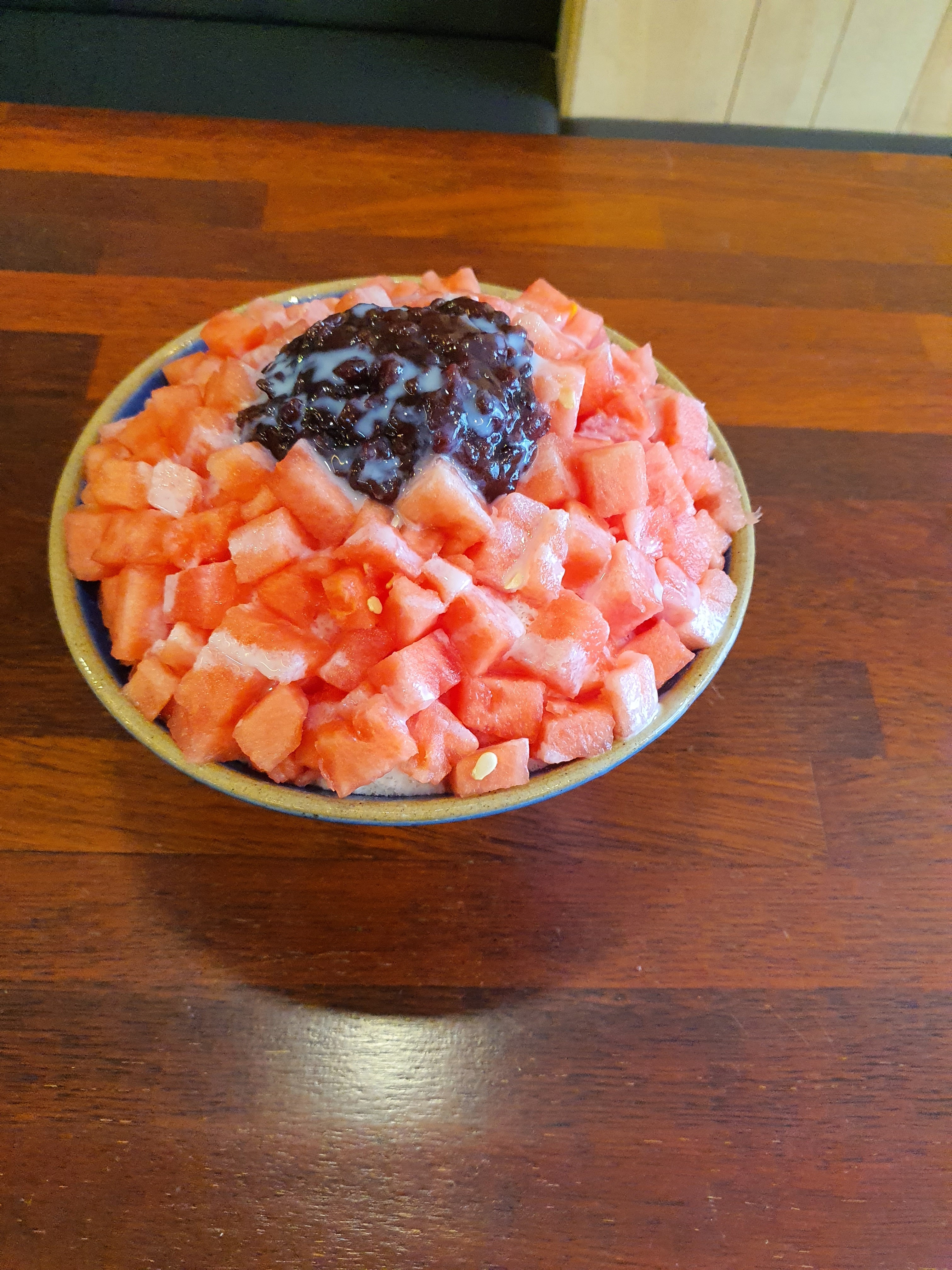 Snowflake Shaved Ice with Watermelon