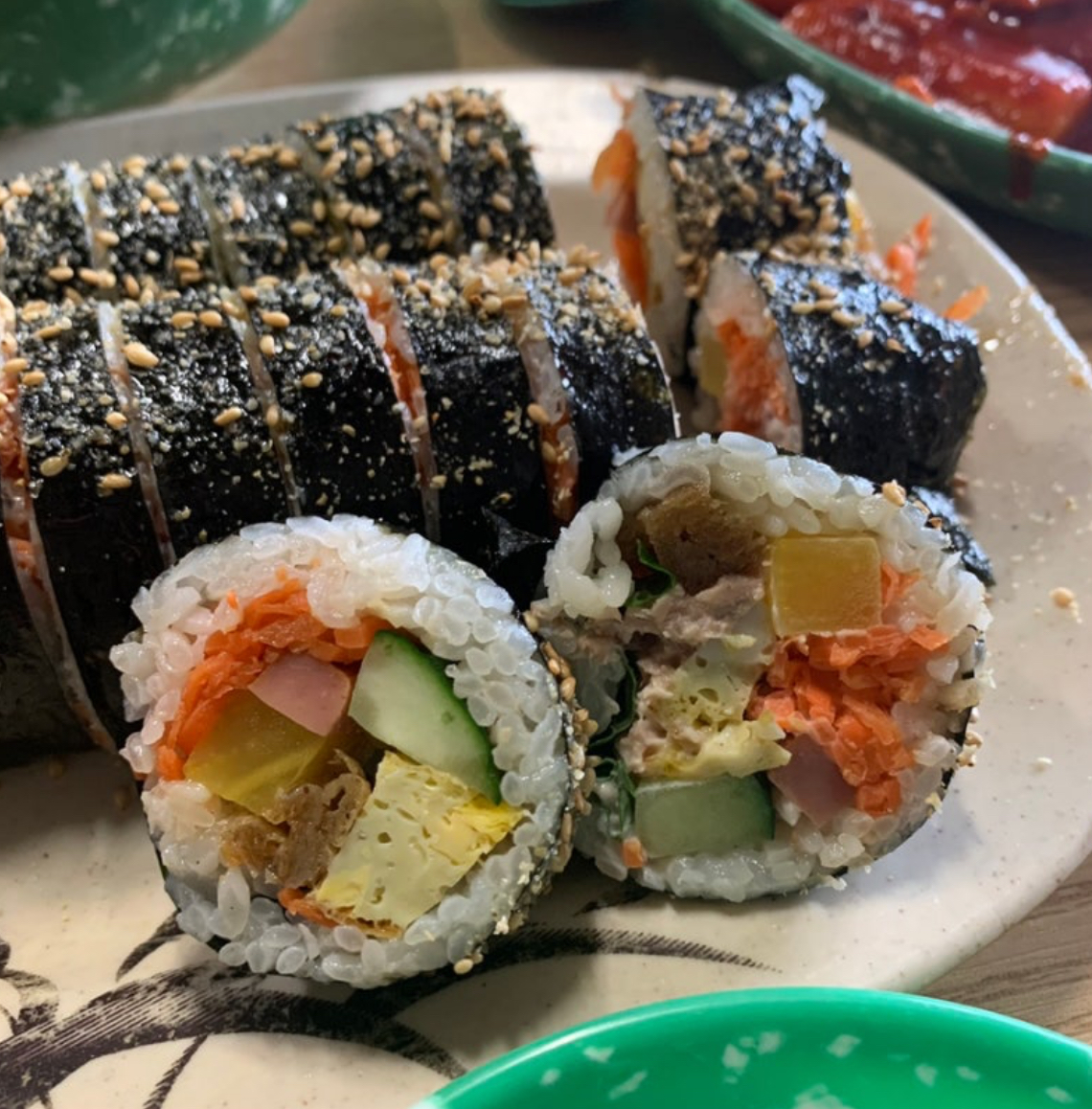 Fried Bean Curd Gimbap