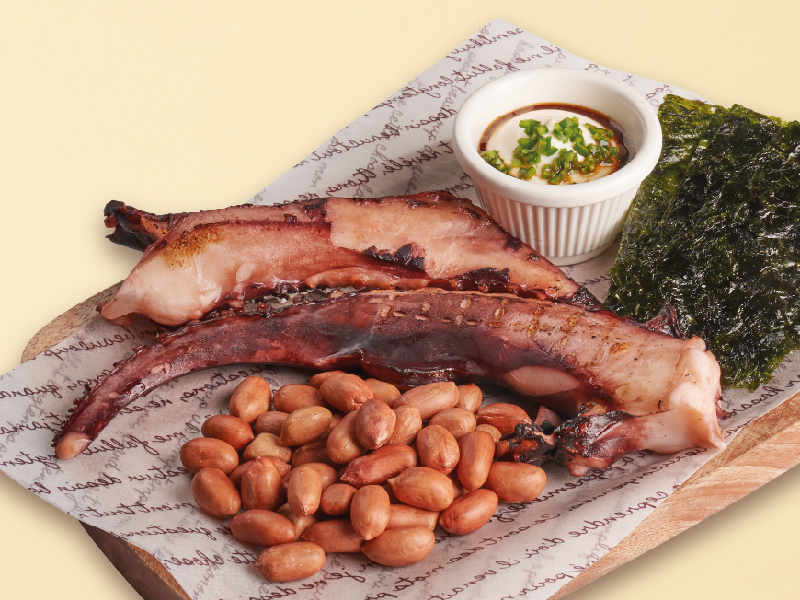 Grilled Giant Squid Leg