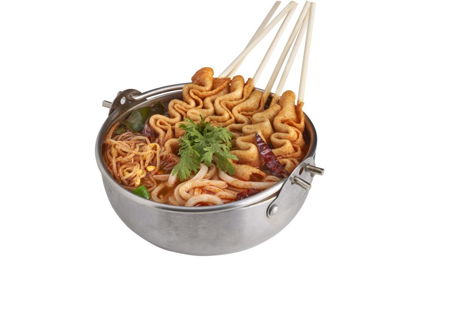 Red Fishcake Skewer Soup