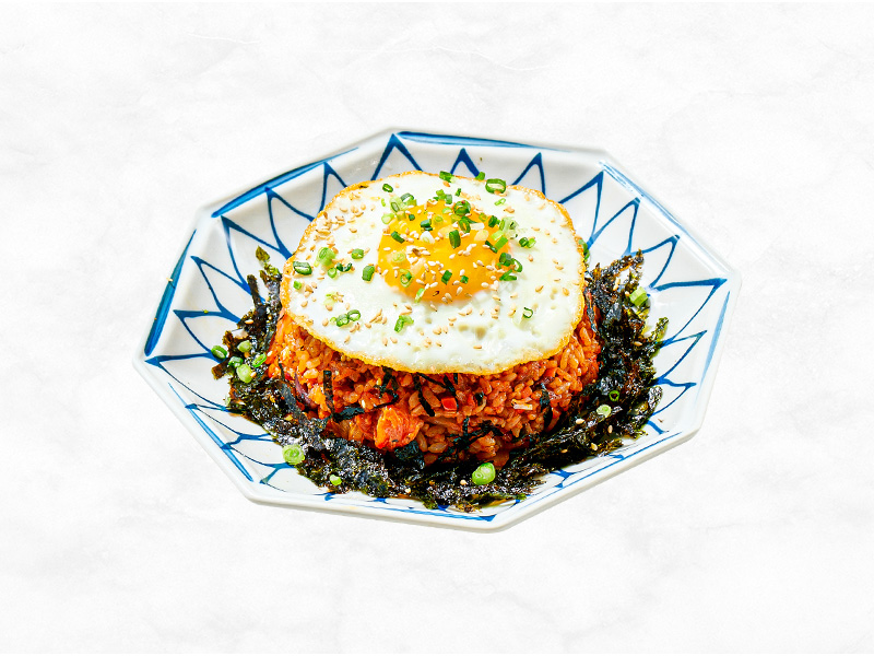 Spicy Stir-fried Octopus and Kimchi Fried Rice
