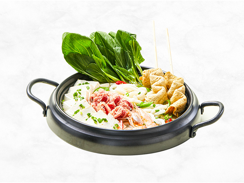 Pollock Roe Udon Hot Pot