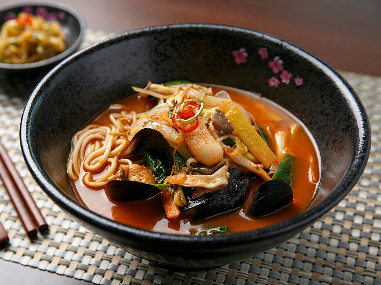 Spicy Seafood Noodle Soup