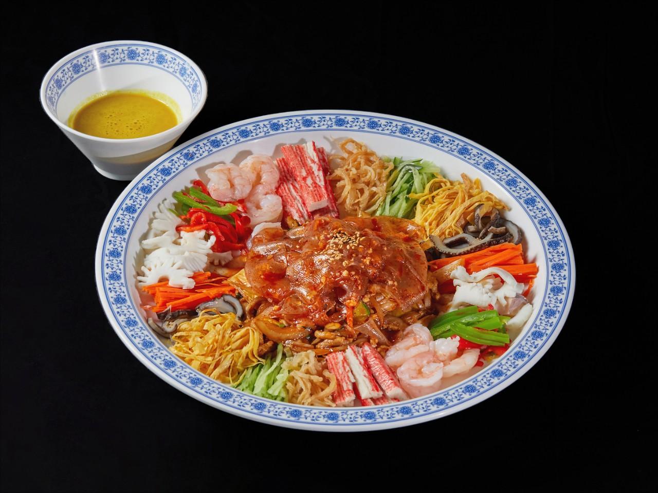 Seafood and Vegetables with Mustard Sauce