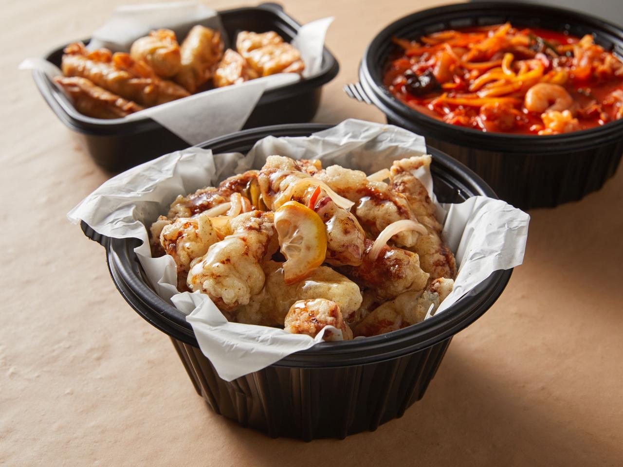 Deep-fried Pork with Sweet and Sour Sauce Set Menu