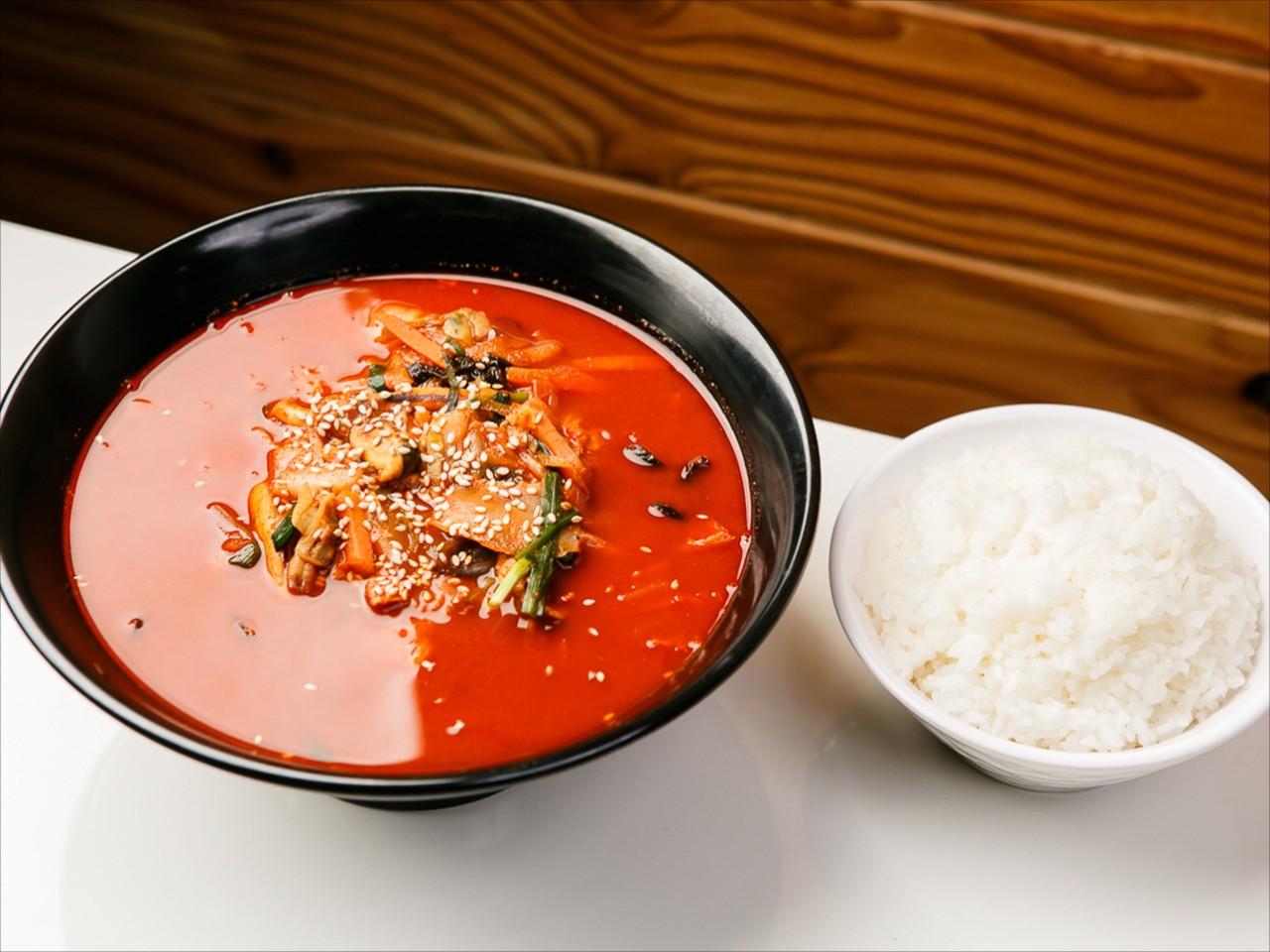 Spicy Seafoofd and Rice Rice