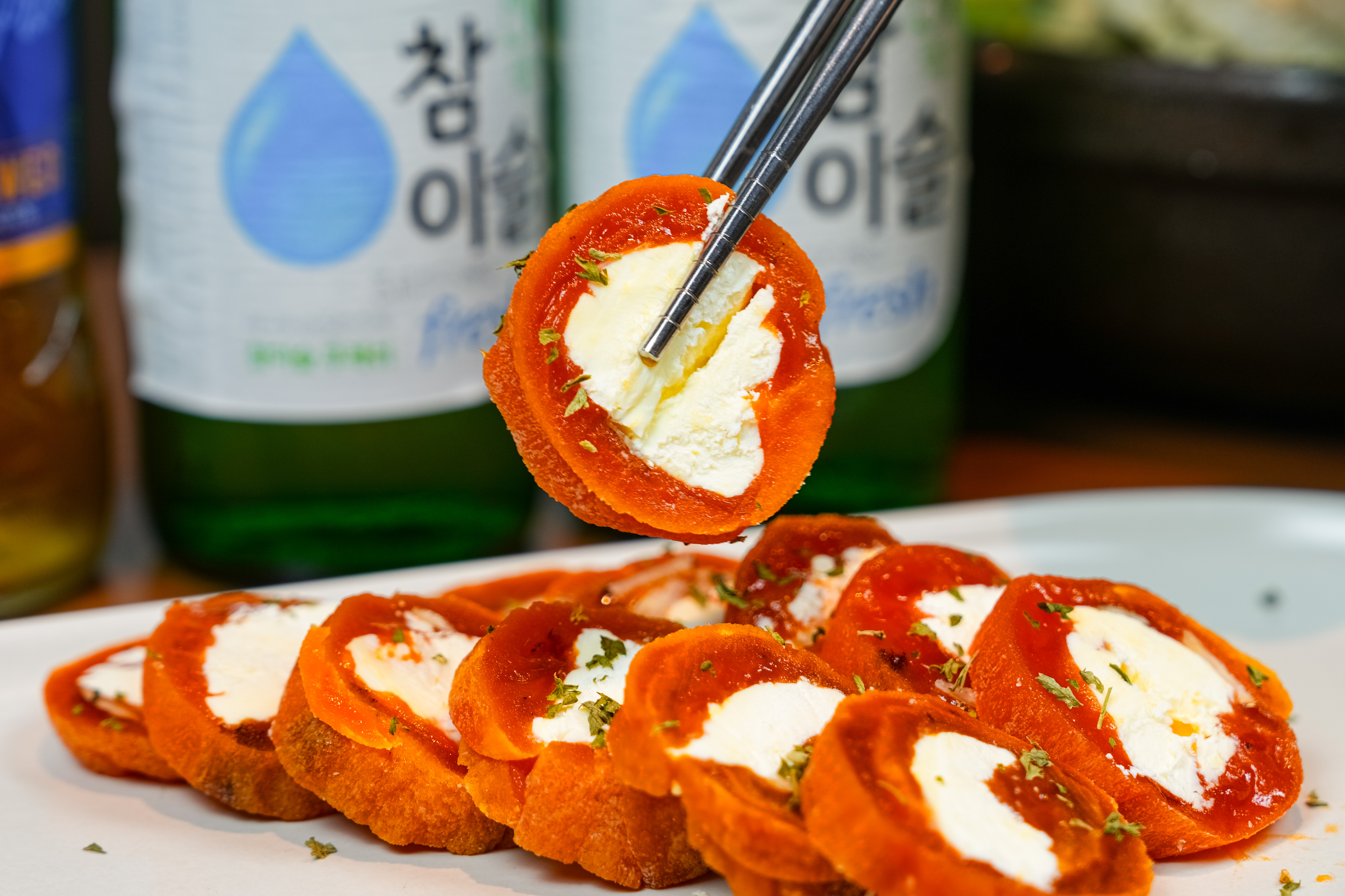 Cream Cheese with Dried Persimmon