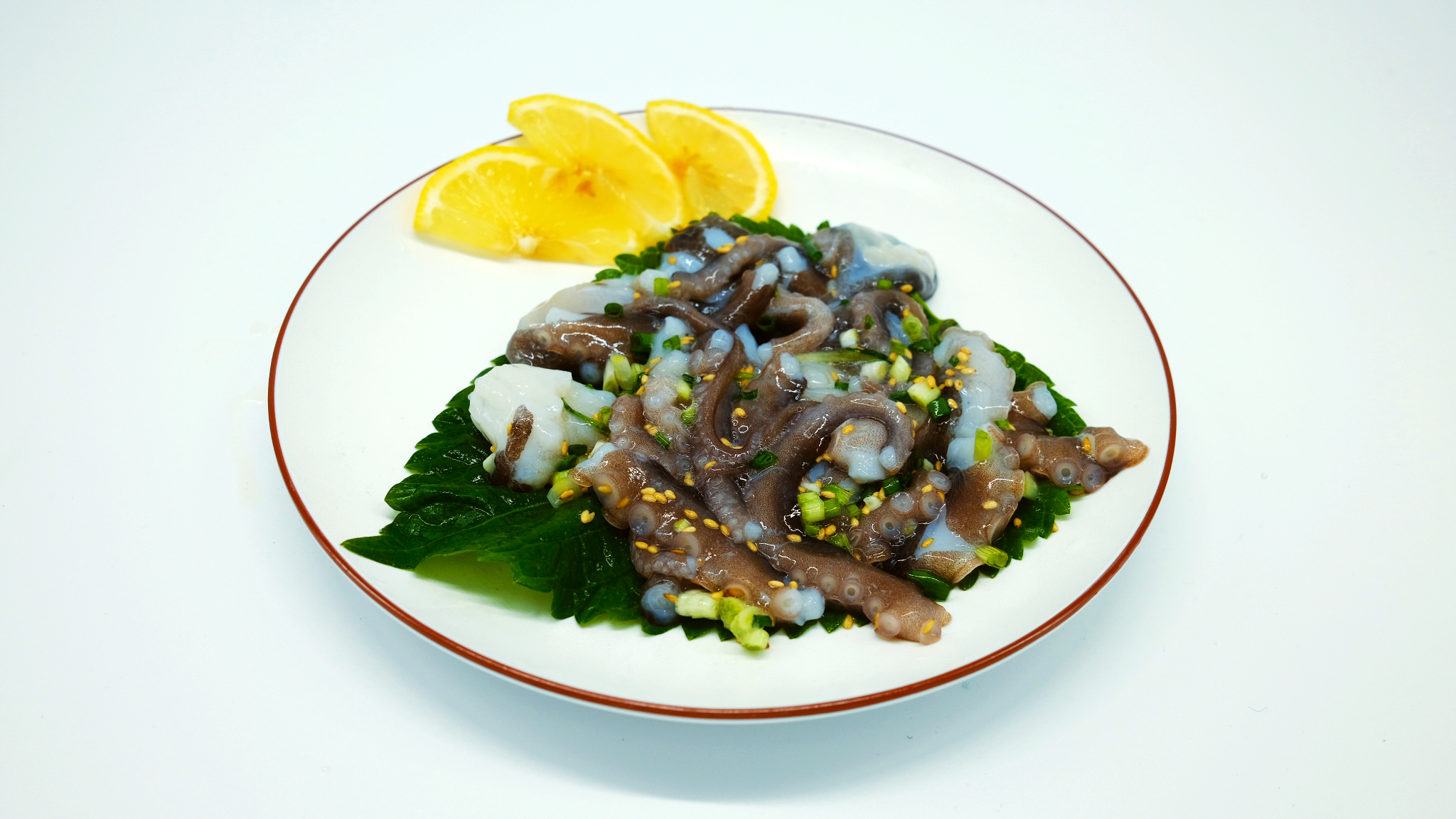 Chopped Live Octopus