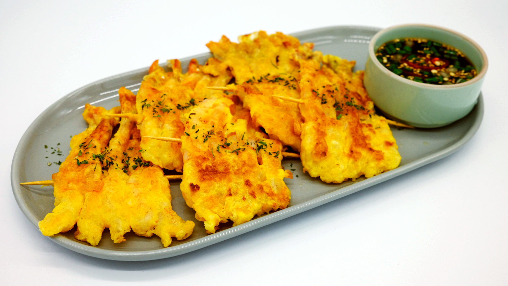 Pan-fried Battered Shrimp