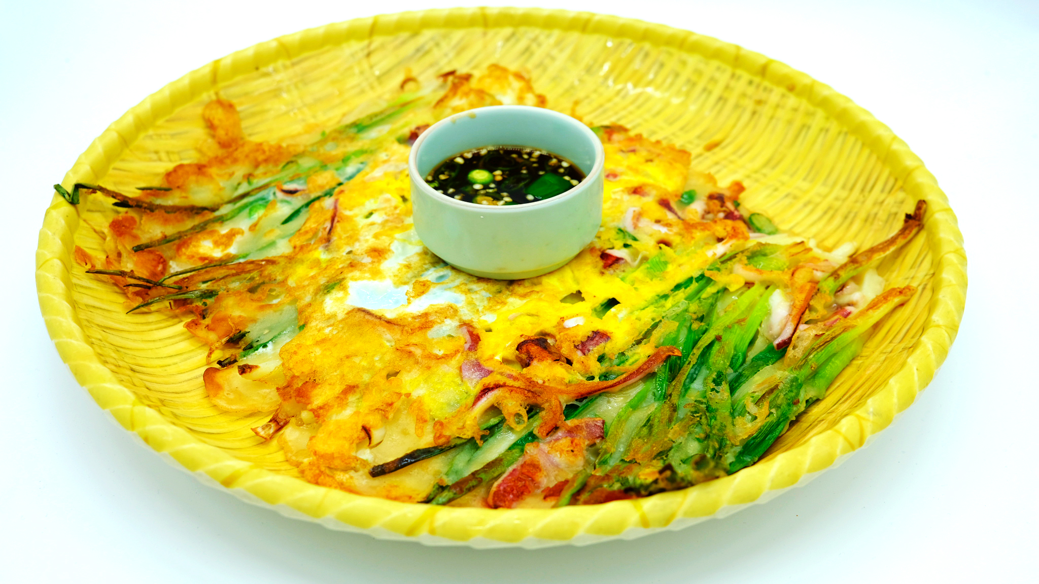 Seafood and Green Onion Pancake