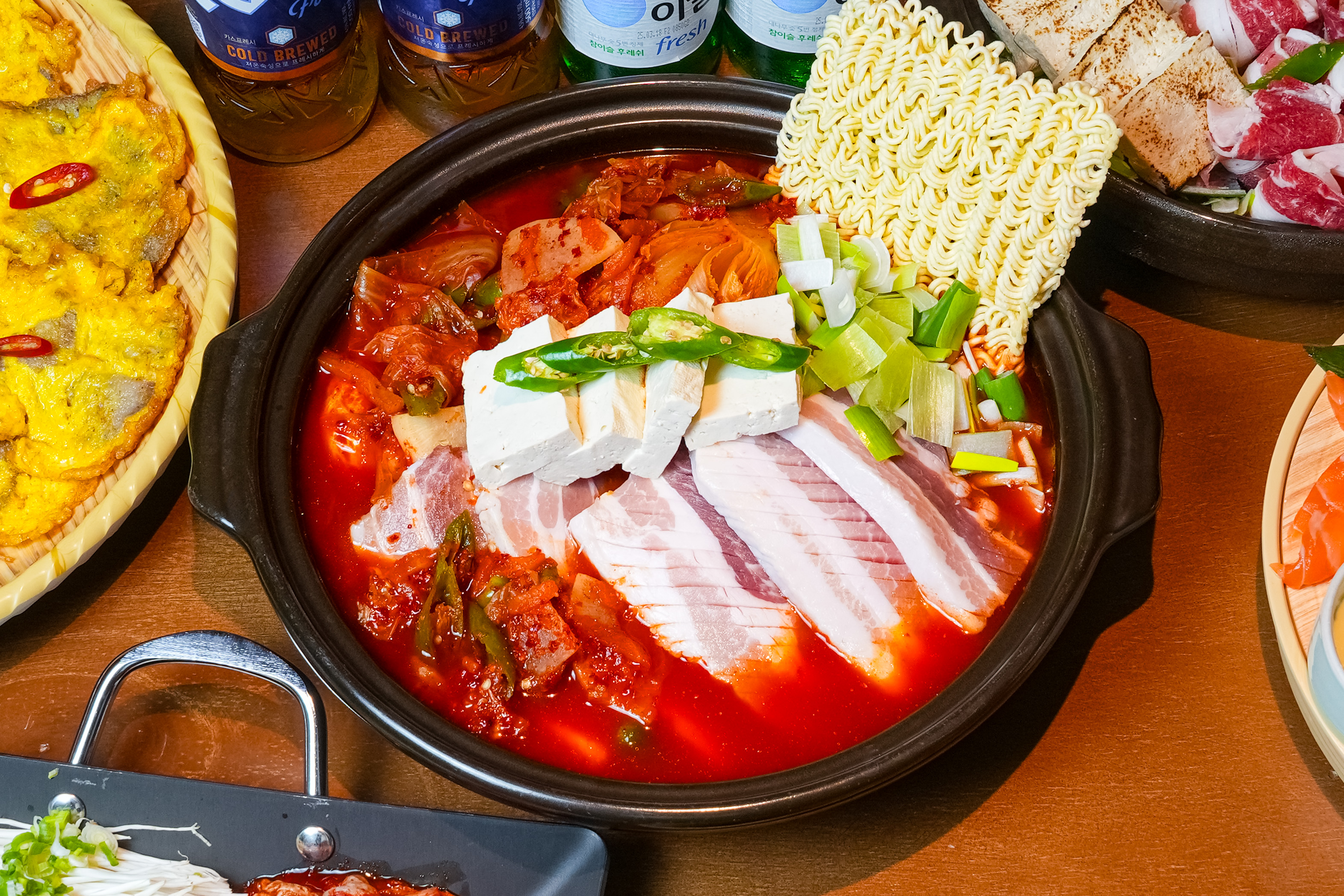 Whole Pork Belly and Kimchi Jjigae