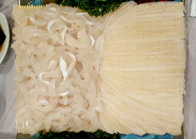 Sliced Raw Right-eyed Flounder Set